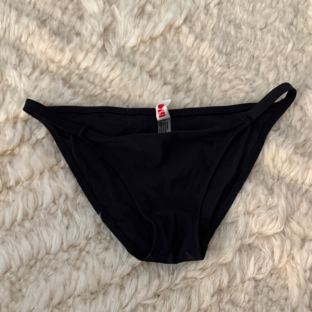SOLID & STRIPED Classic Black Bikini Bottom